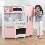 Bucatarie moderna roz mare de joaca - Large Play Kitchen Kidkraft Pink Bucatarie moderna roz mare de joaca - Large Play Kitchen Kidkraft Pink